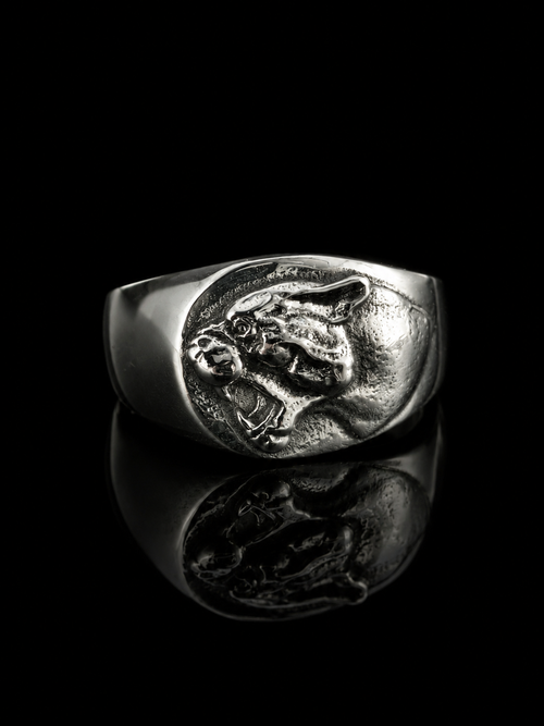 Sterling Silver Jaguar Ring - Made to Order