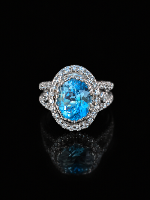 14k Yellow and White Gold Ring