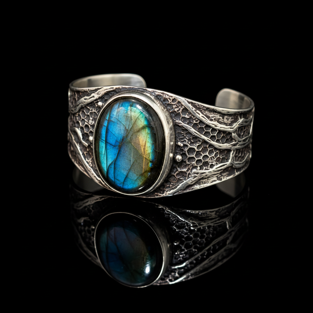 Labradorite Cuff Bracelet